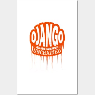 Quentin Tarantino Django unchained fan works graphic design by ironpalatte Posters and Art